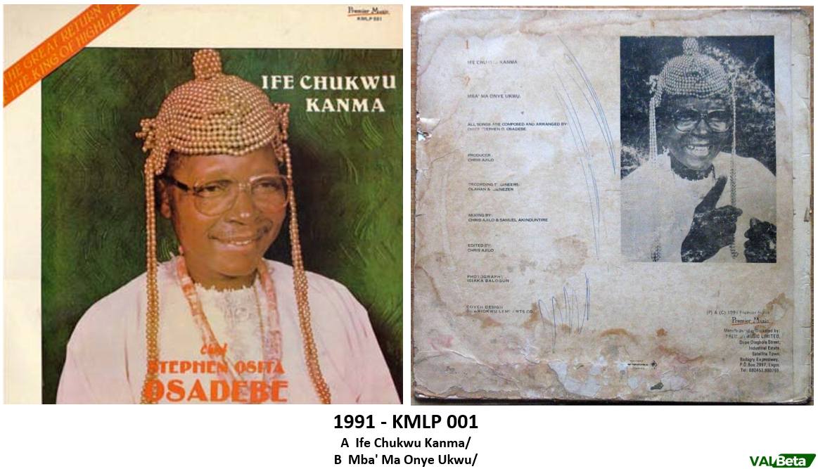 Listen to the timeless classic “Osondi Owendi” by Chief Stephen Osita Osadebe