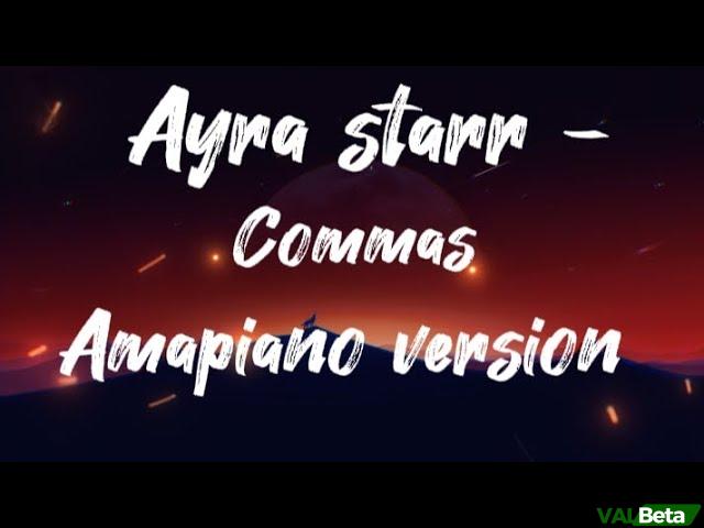 Ayra Starr – Commas (KU3H Amapiano Remix)