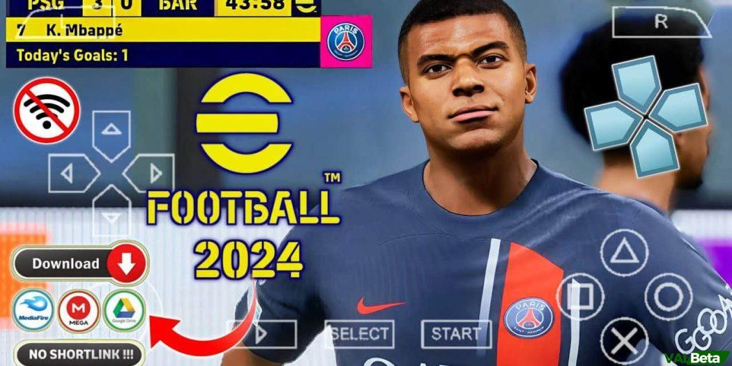 Download eFootball PES 2024 PPSSPP ISO File