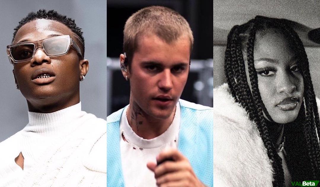 Wizkid and Justin Bieber Share Reactions to Tems’ ‘Love Me Jeje